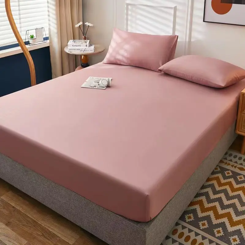 Waterproof Mattress Protector 100% polyester band elastic band Super soft Stretch silk sheets Luxury mattress cover single
Waterproof Mattress Protector 100% polyester band elastic band Super soft Stretch silk sheets Luxury mattress cover single