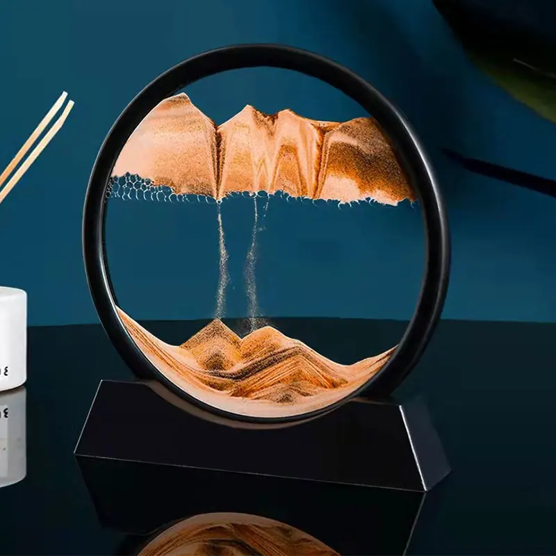 7/12inch Moving Sand Art Display Flowing Sand Frame Morden Picture Round Glass 3D Deep Sea Sandscape In Motion Stand Home Decor
7/12inch Moving Sand Art Display Flowing Sand Frame Morden Picture Round Glass 3D Deep Sea Sandscape In Motion Stand Home Decor