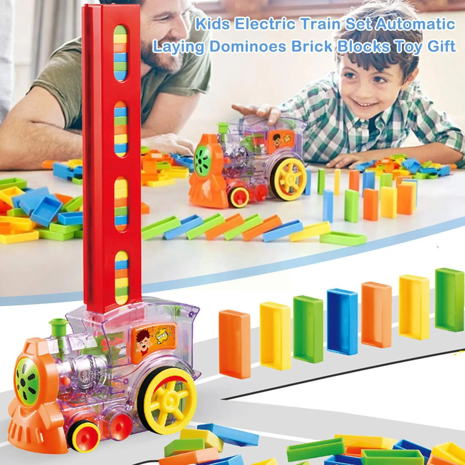 Kids Domino Electric Train Toys Automatic Laying Colorful Brick Blocks Game Educational Diy Toy For Children Q0r5
Kids Domino Electric Train Toys Automatic Laying Colorful Brick Blocks Game Educational Diy Toy For Children Q0r5