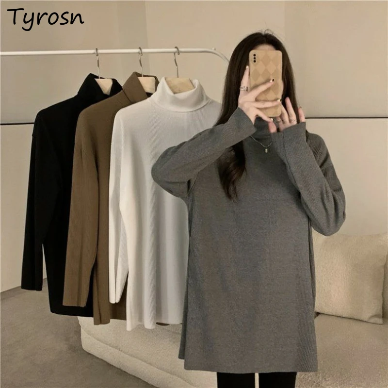 T-shirts Women Autumn Comfortable Warm Simple Turtleneck Fashion Elegant Loose Design Retro All-match Korean Style Winter New
T-shirts Women Autumn Comfortable Warm Simple Turtleneck Fashion Elegant Loose Design Retro All-match Korean Style Winter New