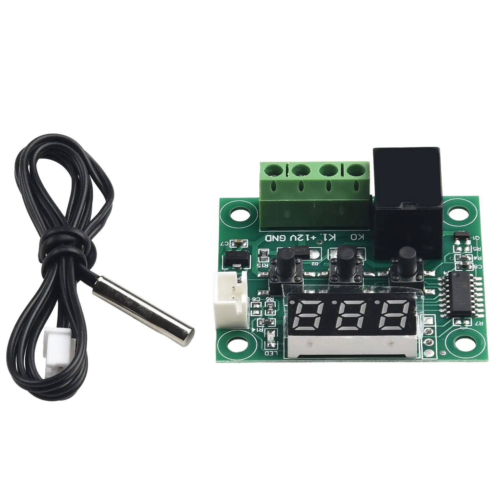 Digital Thermostat Temperature Waterproof Sensor -50 To 110° 20A Relay 48.5 X 40mm Attract Current ≤ 65mA DC 12V
Digital Thermostat Temperature Waterproof Sensor -50 To 110° 20A Relay 48.5 X 40mm Attract Current ≤ 65mA DC 12V