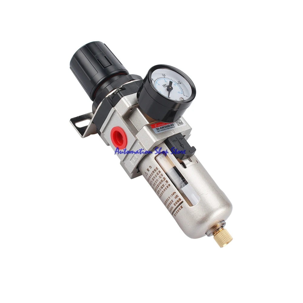Pneumatic Treatment Units AW3000-03 SMC Type 3/8" Port Size High Quality Filter Regulator Combination
Pneumatic Treatment Units AW3000-03 SMC Type 3/8" Port Size High Quality Filter Regulator Combination