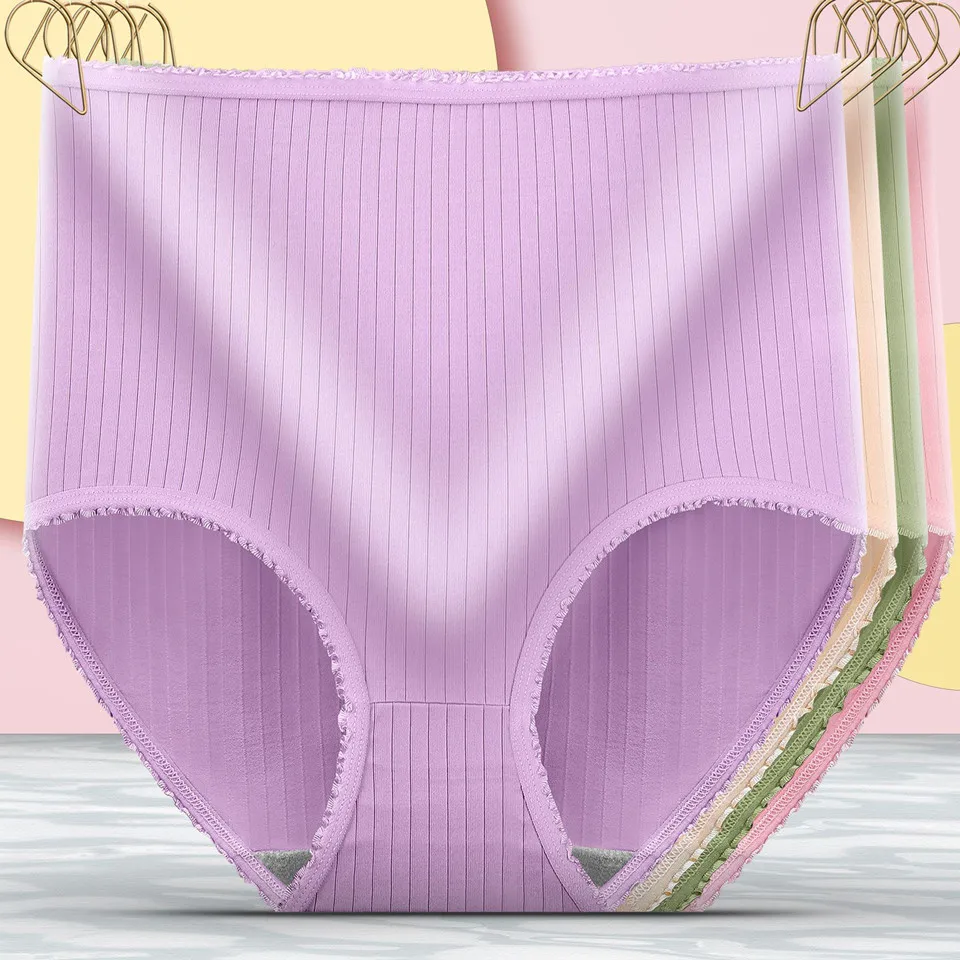 Plus Size Women's Panties 3Pcs Pack Underwear Seamless High Rise Solid Color Cotton Underpants Ladies Lingerie Sexy Briefs
Plus Size Women's Panties 3Pcs Pack Underwear Seamless High Rise Solid Color Cotton Underpants Ladies Lingerie Sexy Briefs