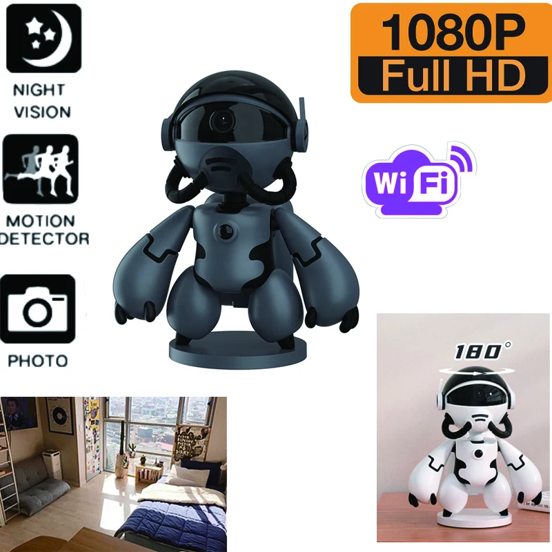 Full HD 1080P ip cam Mini WiFi Camera Night Vision Motion Detection Camcorder Home Security Surveillance Small Recorder
Full HD 1080P ip cam Mini WiFi Camera Night Vision Motion Detection Camcorder Home Security Surveillance Small Recorder
