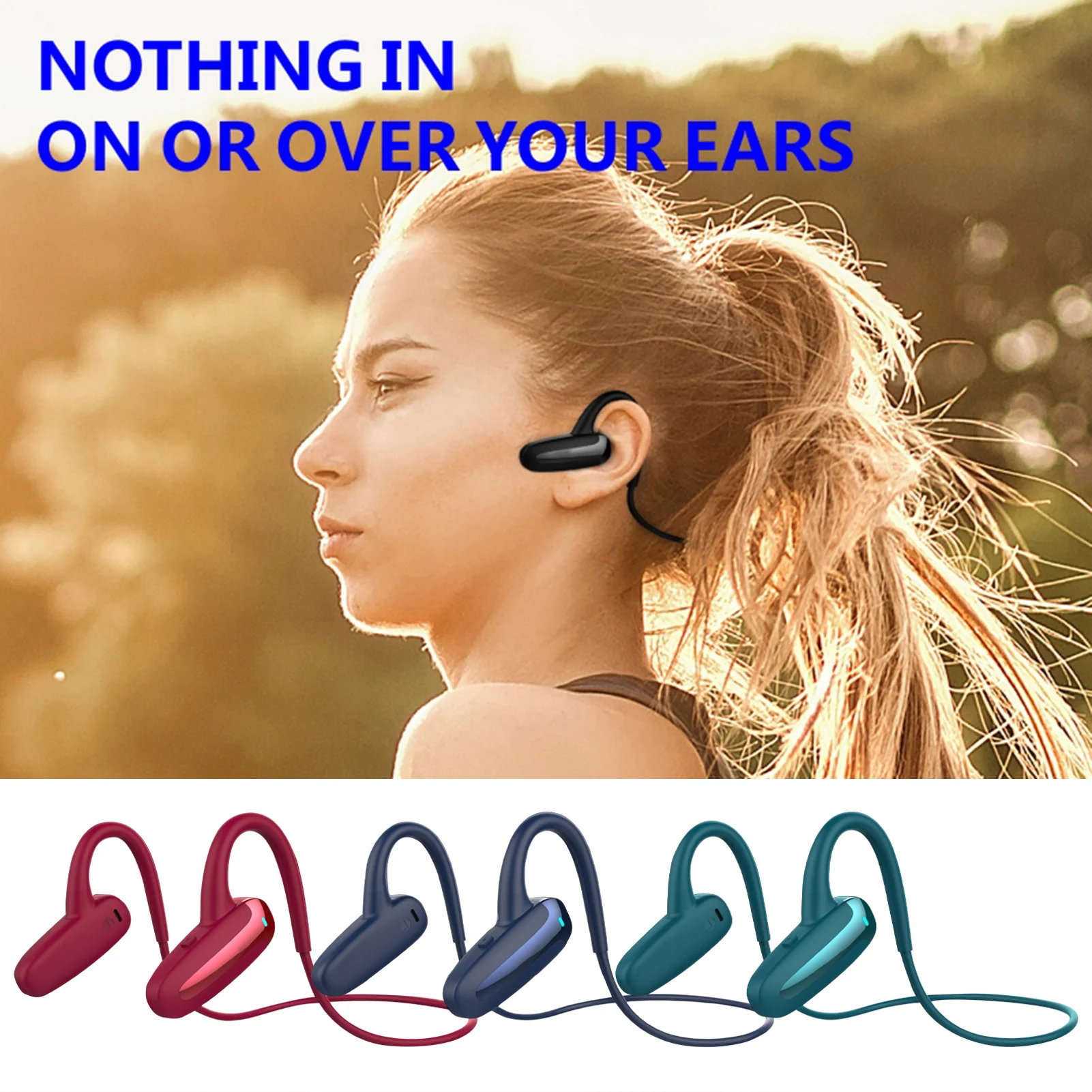 Bone Conducting Headphones Wireless Bone Conduction Headphones Headset Head Wrap Style & Behind The Neck Long Playtime Wireless
Bone Conducting Headphones Wireless Bone Conduction Headphones Headset Head Wrap Style & Behind The Neck Long Playtime Wireless