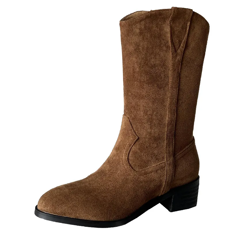 Dilalula 2022 Women Mid-Calf Boots Autumn Winter Fashion Popular Concise Party Casual Thick Heels Shoes Woman New Arrival
Dilalula 2022 Women Mid-Calf Boots Autumn Winter Fashion Popular Concise Party Casual Thick Heels Shoes Woman New Arrival
