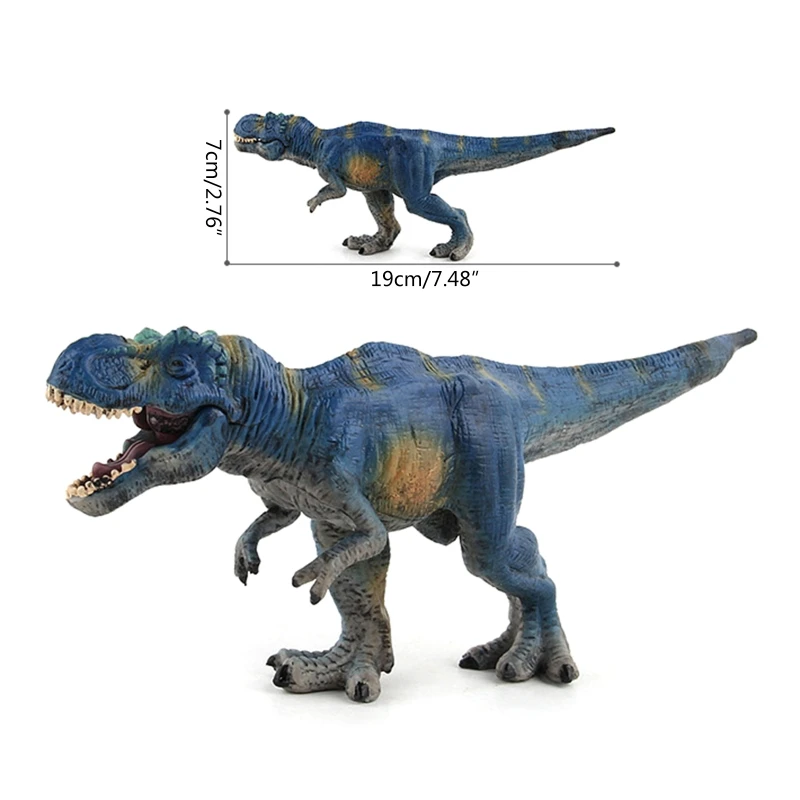 19cm Miniature Blue Dinosaur Model Action Figure Tyrannosaurus Rex Interactive Realistic Statue Office Desktop Decors
19cm Miniature Blue Dinosaur Model Action Figure Tyrannosaurus Rex Interactive Realistic Statue Office Desktop Decors