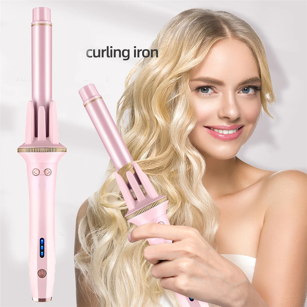 

25mm Automatic Hair Curler Ceramic Hair Crler Hairdressing curling iron , PTC 30 Seconds Fast Heating 3 Gears Adjustable