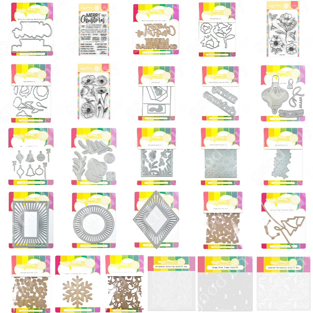 Flowers Cutting Dies Stamps Stencil Hot Foil Scrapbook Diary Decoration Stencil Embossing Template Diy Greeting Card Handmade
Flowers Cutting Dies Stamps Stencil Hot Foil Scrapbook Diary Decoration Stencil Embossing Template Diy Greeting Card Handmade