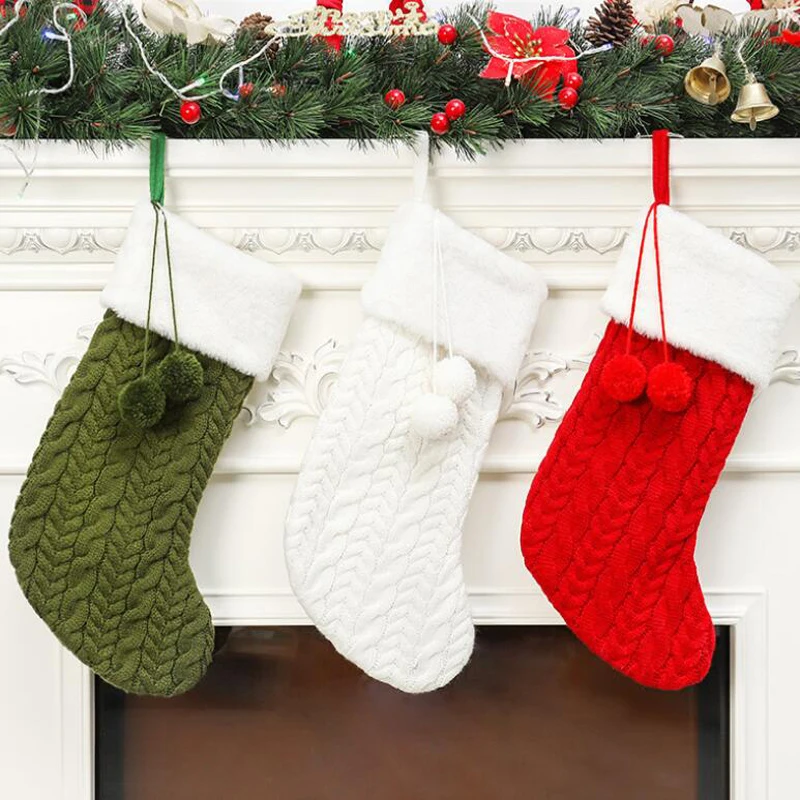Christmas Knit Santa Elk Socks Stockings Gift Xmas Lovely Gift Bag For Children Fireplace Tree Christmas Hanging PartyDecoration
Christmas Knit Santa Elk Socks Stockings Gift Xmas Lovely Gift Bag For Children Fireplace Tree Christmas Hanging PartyDecoration