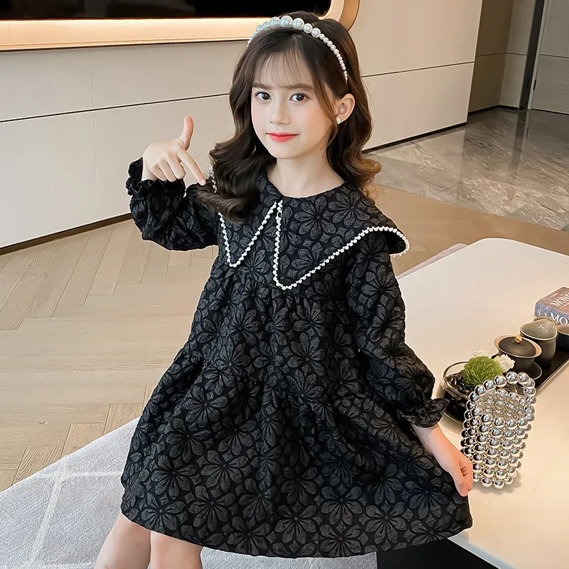 Korean Girls Floral Teenagers Clothes Children Long Sleeve Dress for Autumn Spring Princess Evening Dresses
Korean Girls Floral Teenagers Clothes Children Long Sleeve Dress for Autumn Spring Princess Evening Dresses