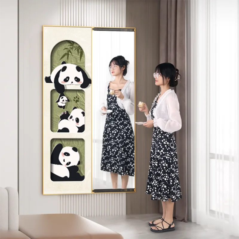 Personalized Aesthetic Mirror Korean Kawaii Cute Wall Living Room Mirror Full Body Luxury Big Miroir Mural Home Decoration
Personalized Aesthetic Mirror Korean Kawaii Cute Wall Living Room Mirror Full Body Luxury Big Miroir Mural Home Decoration