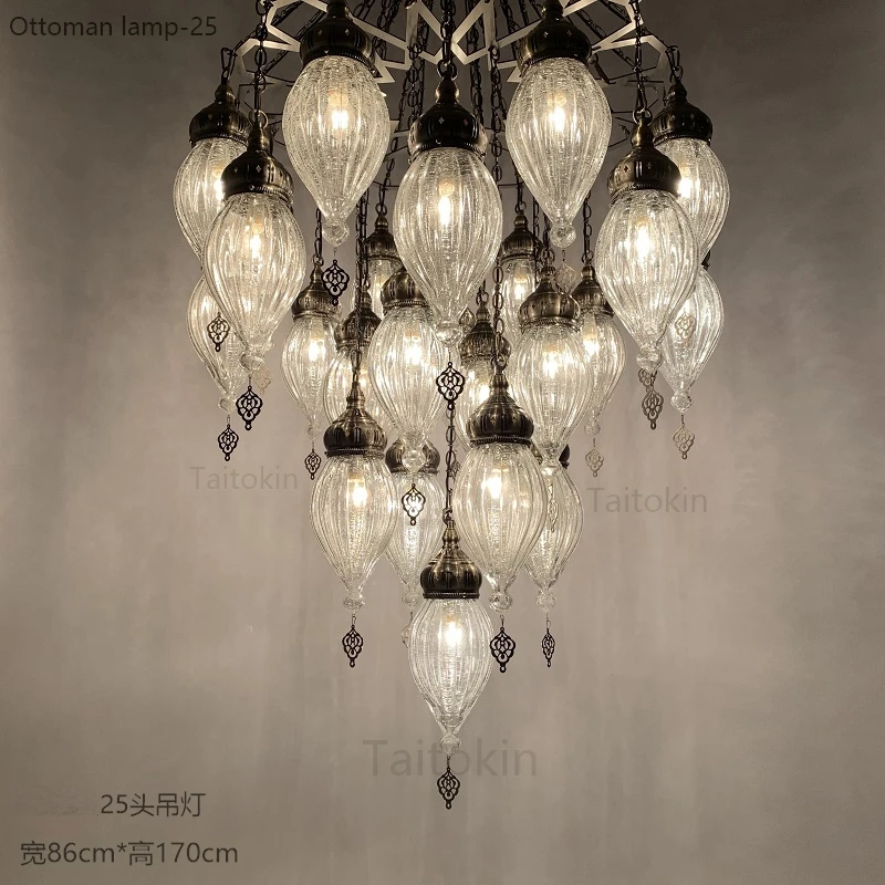 Ethnic Style Middle East Retro Coffee Shop Xinjiang Specialty Restaurant Handmade Cracked Glass Chandelier
Ethnic Style Middle East Retro Coffee Shop Xinjiang Specialty Restaurant Handmade Cracked Glass Chandelier