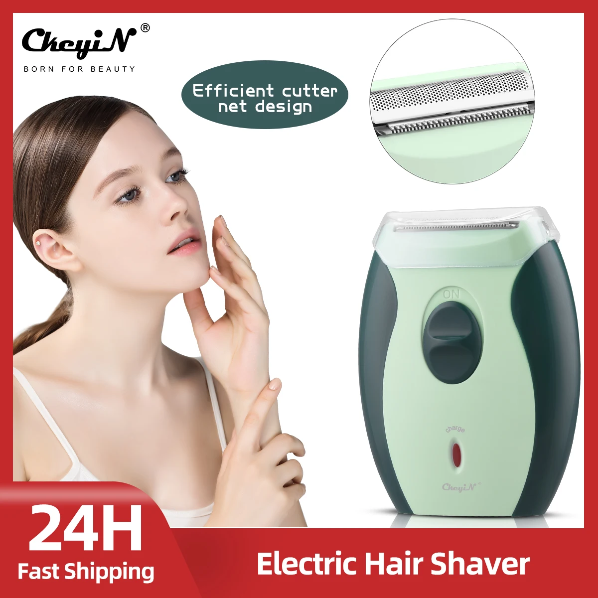 CkeyiN Mini Epilator Women Hair Removal Electric Cordless Lady Shaver Face Legs Underarms Bikini Body Hair Remover Trimmer 50
CkeyiN Mini Epilator Women Hair Removal Electric Cordless Lady Shaver Face Legs Underarms Bikini Body Hair Remover Trimmer 50