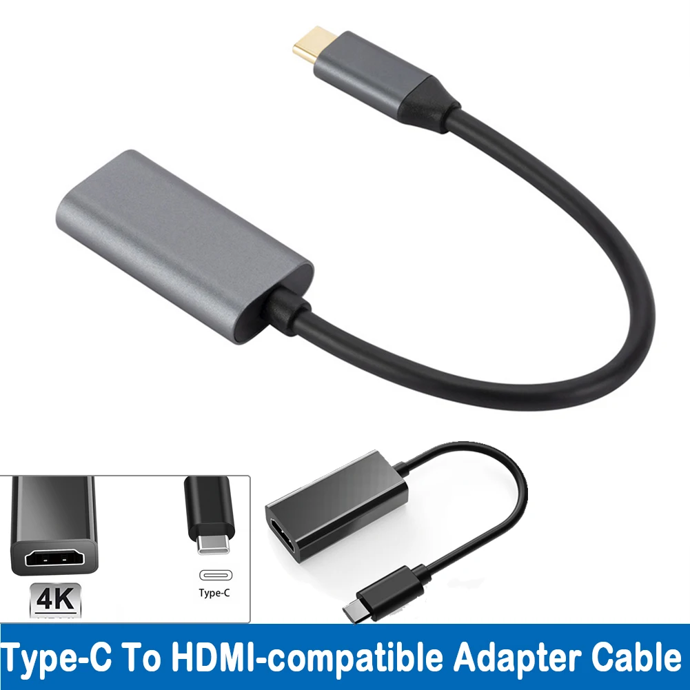 Type C to HDMI-compatible Adapter Cable for MacBook Chromebook Samsung S8 S9 Ultra HD 4k USB 3.1 HDTV Cable Adapter Converter
Type C to HDMI-compatible Adapter Cable for MacBook Chromebook Samsung S8 S9 Ultra HD 4k USB 3.1 HDTV Cable Adapter Converter