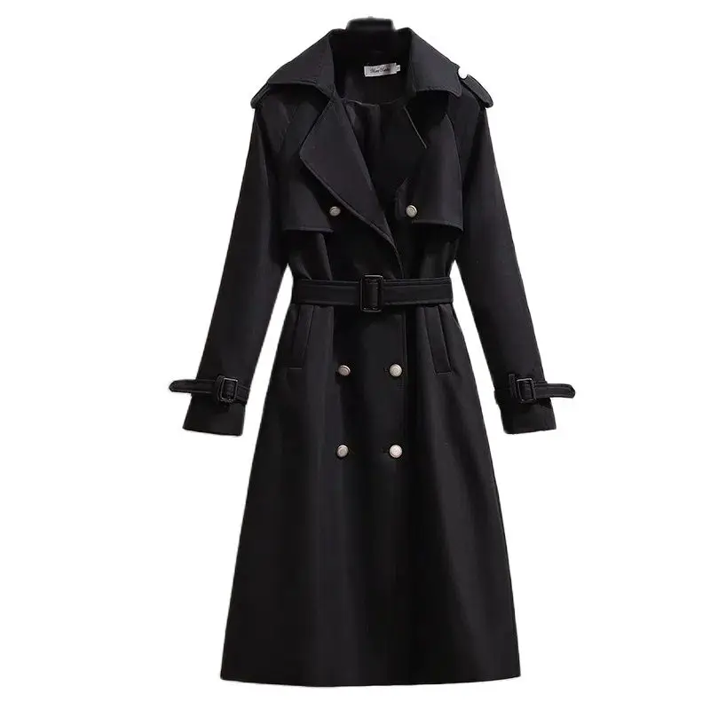 Autumn New Niche High-grade Solid Color Fashion Long Windbreaker Female Temperament British Style Lace-up Waist Temperament Coat
Autumn New Niche High-grade Solid Color Fashion Long Windbreaker Female Temperament British Style Lace-up Waist Temperament Coat