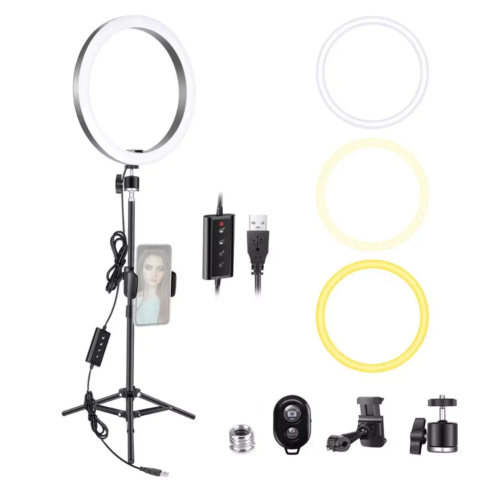 10-inch LED Ring Light with Tripod Stand and Cellphone Holder Android Live Streaming/YouTube/Makeup
10-inch LED Ring Light with Tripod Stand and Cellphone Holder Android Live Streaming/YouTube/Makeup