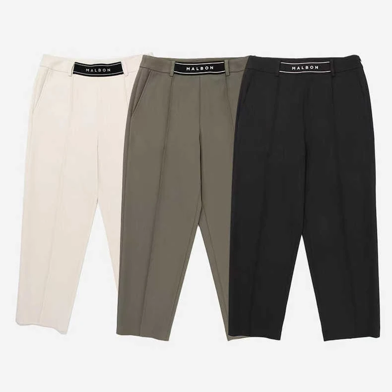Golf Original Women's Buckle Pants Straight Leg Pants Spring and Autumn Loose Malbon Cropped Slim Sports Pants
Golf Original Women's Buckle Pants Straight Leg Pants Spring and Autumn Loose Malbon Cropped Slim Sports Pants