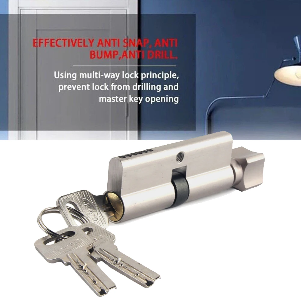 Silver Door Lock Lock Cylinder Indoor Door Lock Cylinder Entrance Lock Cylinder Door Lock 3 Keys Universal Small 70 Lock Core
Silver Door Lock Lock Cylinder Indoor Door Lock Cylinder Entrance Lock Cylinder Door Lock 3 Keys Universal Small 70 Lock Core