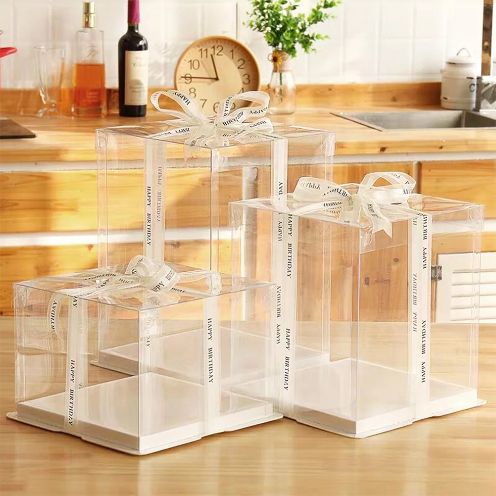 5pcs Transparent Dessert Plastic Storage Box Packaging Box Food Container for Dessert Shop Bakery
5pcs Transparent Dessert Plastic Storage Box Packaging Box Food Container for Dessert Shop Bakery