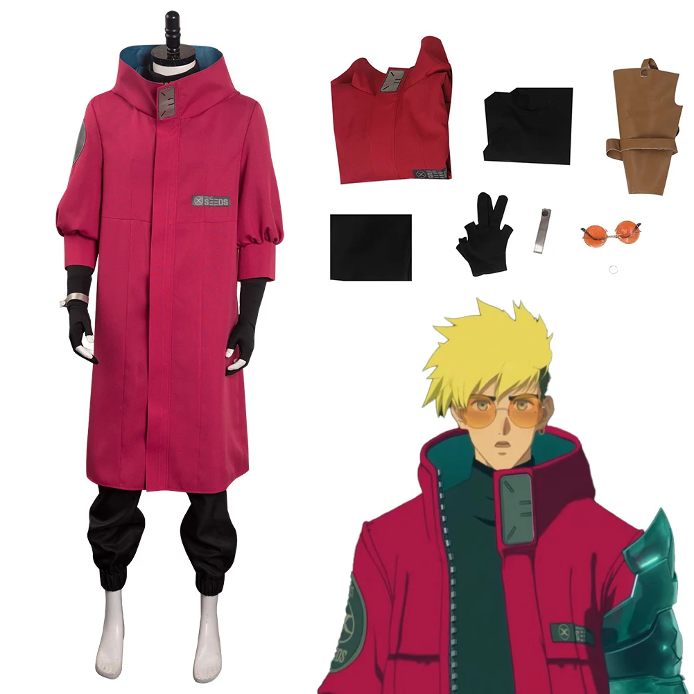 Vash the Stampede Coat Pants Cosplay Costume Outfits Halloween Carnival Suit Role Play for Male Clothing Disguise
Vash the Stampede Coat Pants Cosplay Costume Outfits Halloween Carnival Suit Role Play for Male Clothing Disguise