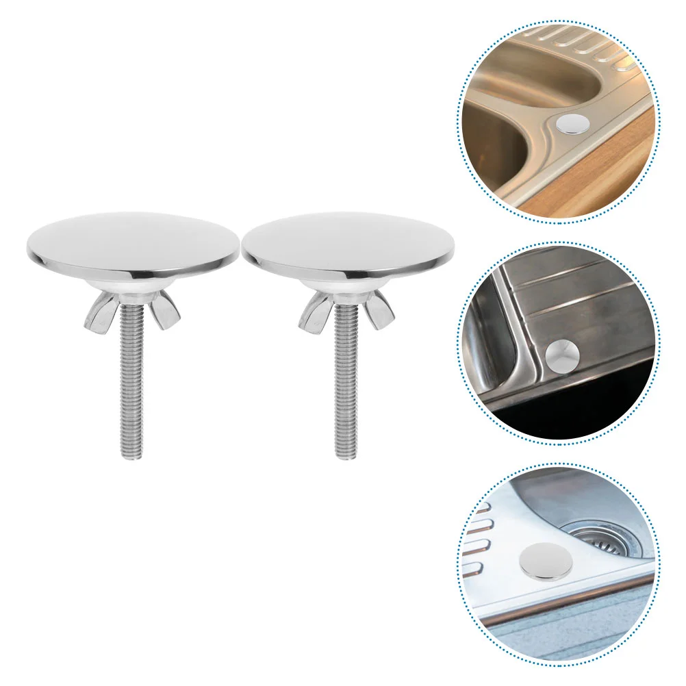 2 Pcs Wash Basin Holes Cover Kitchen Sink Accessories Stainless Steel Metal Covers Washbasin Stopper
2 Pcs Wash Basin Holes Cover Kitchen Sink Accessories Stainless Steel Metal Covers Washbasin Stopper