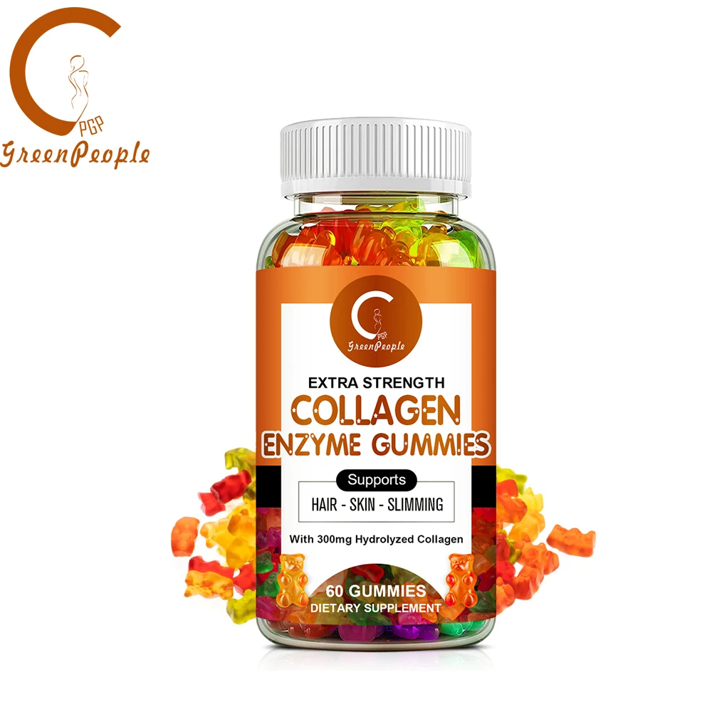 GP GreenPeople Enzyme Collagen Biotin-Gummie Break Down Fat Whitening Anti-aging Moisturize Skin Reduce Wrinkles Body Sculpting
GP GreenPeople Enzyme Collagen Biotin-Gummie Break Down Fat Whitening Anti-aging Moisturize Skin Reduce Wrinkles Body Sculpting