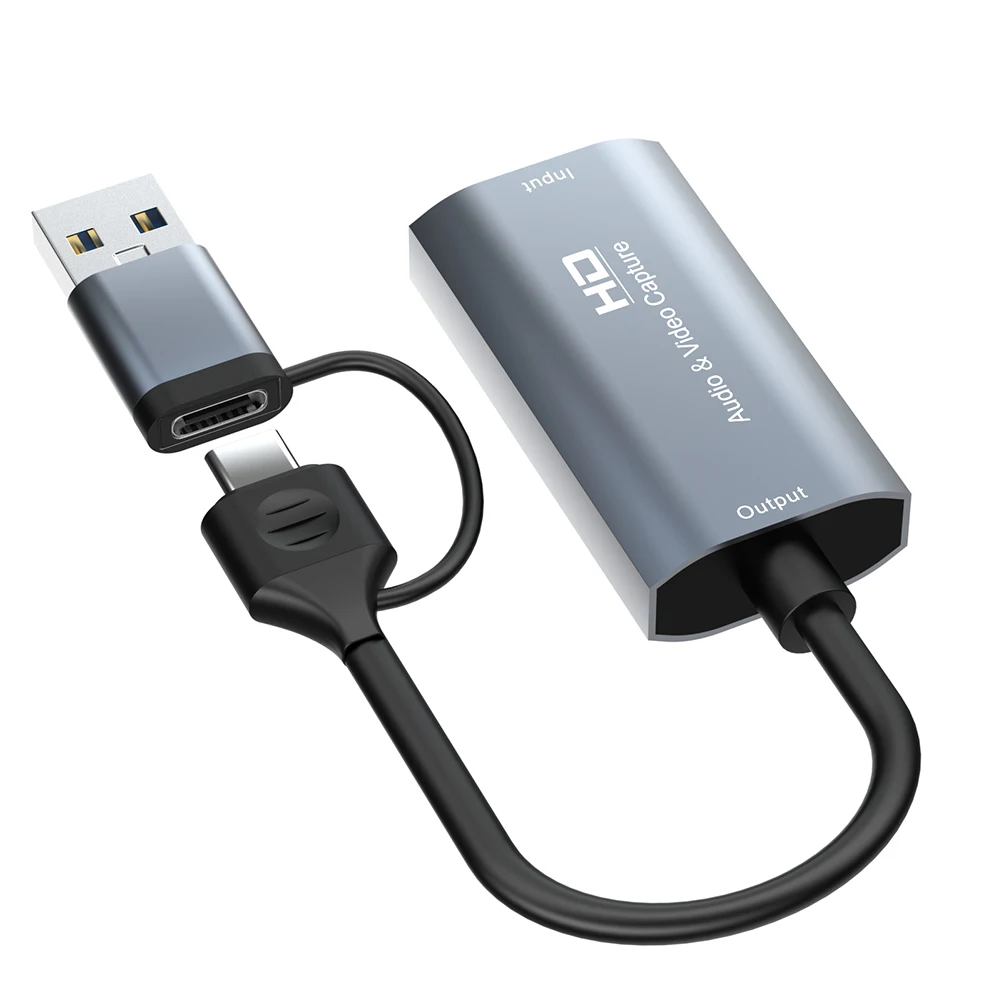 HDMI-Совместимость с Type C Capture 1080P USB-C карта видеозаписи в реальном времени HD для большинства современных ноутбуков, планшетов, телефонов
HDMI-Совместимость с Type C Capture 1080P USB-C карта видеозаписи в реальном времени HD для большинства современных ноутбуков, планшетов, телефонов