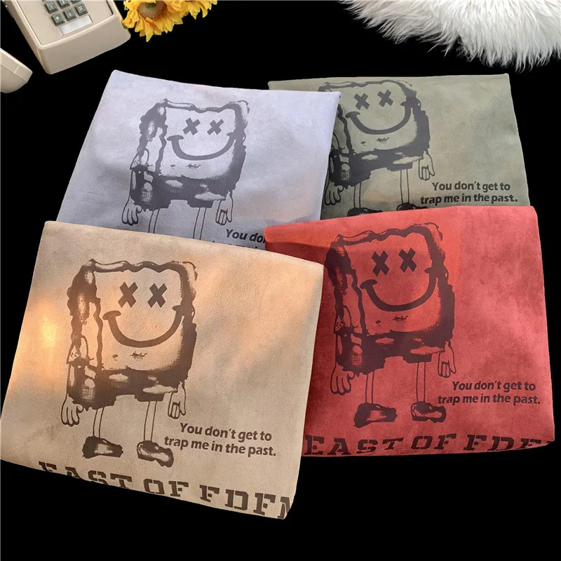 High Quality Suede Round Neck Sweatshirt Women Loose Fashion Cartoon Graphic Printed Oversized Pullover Sweater Female Tops
High Quality Suede Round Neck Sweatshirt Women Loose Fashion Cartoon Graphic Printed Oversized Pullover Sweater Female Tops