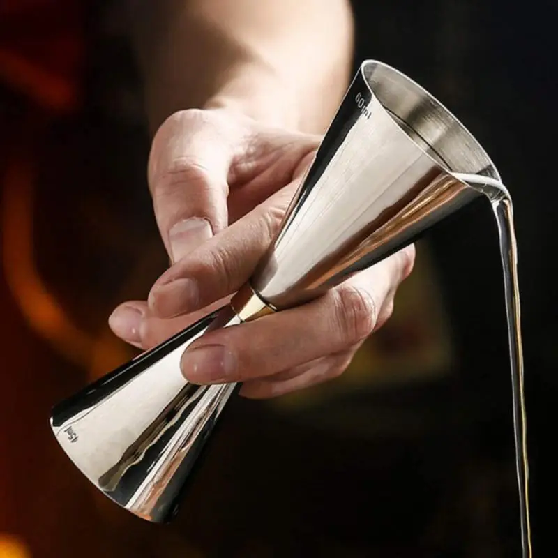 Japanese-style Kitchen Gadgets Tool Cocktail Measure Cup Double Shot Drink Stainless Steel Wine Shaker Wholesale 
Japanese-style Kitchen Gadgets Tool Cocktail Measure Cup Double Shot Drink Stainless Steel Wine Shaker Wholesale