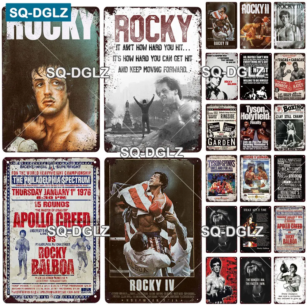 Boxing Metal Sign Vintage Sport Club Metal Plaque Plate Health Wall Decor Tin Signs Rocky Poster Metal Painting
Boxing Metal Sign Vintage Sport Club Metal Plaque Plate Health Wall Decor Tin Signs Rocky Poster Metal Painting