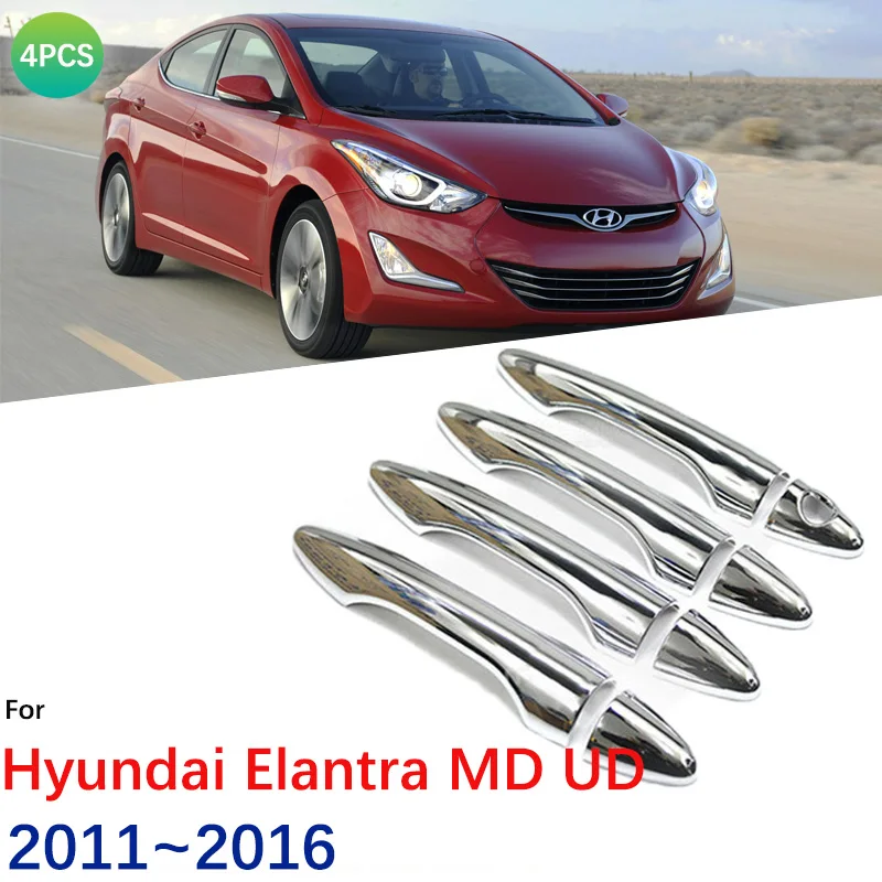 Chrome Handles Cover Trim Set For Hyundai Elantra MD UD Avante i35 Elantra 2011~2016 Car Styling Stickers Accessories 2012 2013
Chrome Handles Cover Trim Set For Hyundai Elantra MD UD Avante i35 Elantra 2011~2016 Car Styling Stickers Accessories 2012 2013