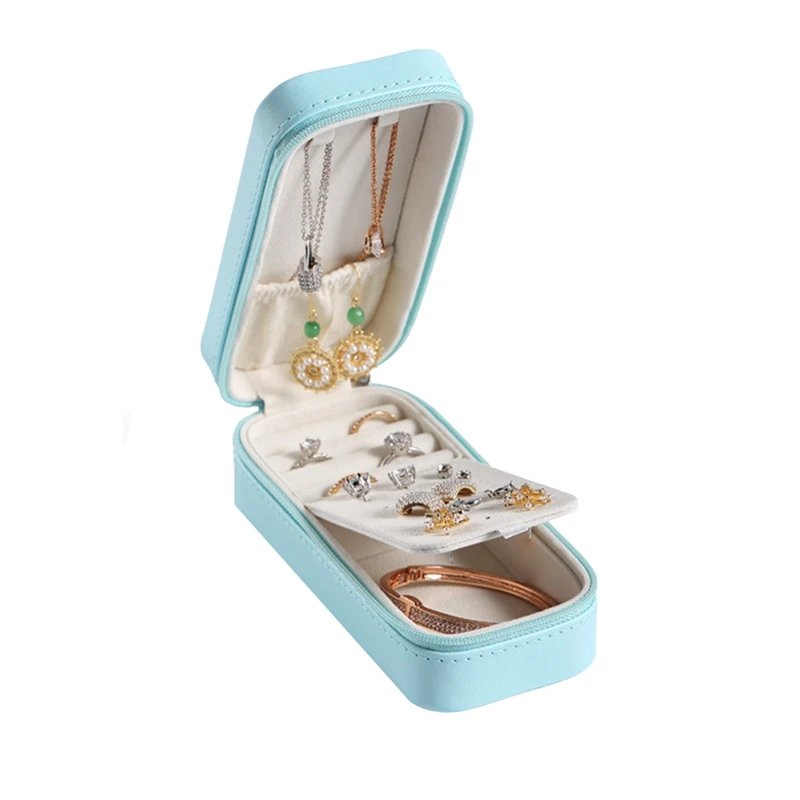 Portable Rectangular Jewelry Box Earrings Earrings Necklace Jewelry Storage Box Pu Jewelry Box
Portable Rectangular Jewelry Box Earrings Earrings Necklace Jewelry Storage Box Pu Jewelry Box