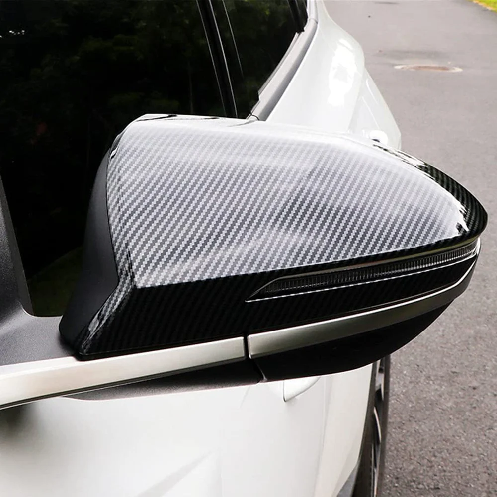 

Чехол для бокового зеркала автомобиля Hyundai Tucson NX4 2021 2022, чехол для зеркала заднего вида, декоративные аксессуары, углеродное волокно