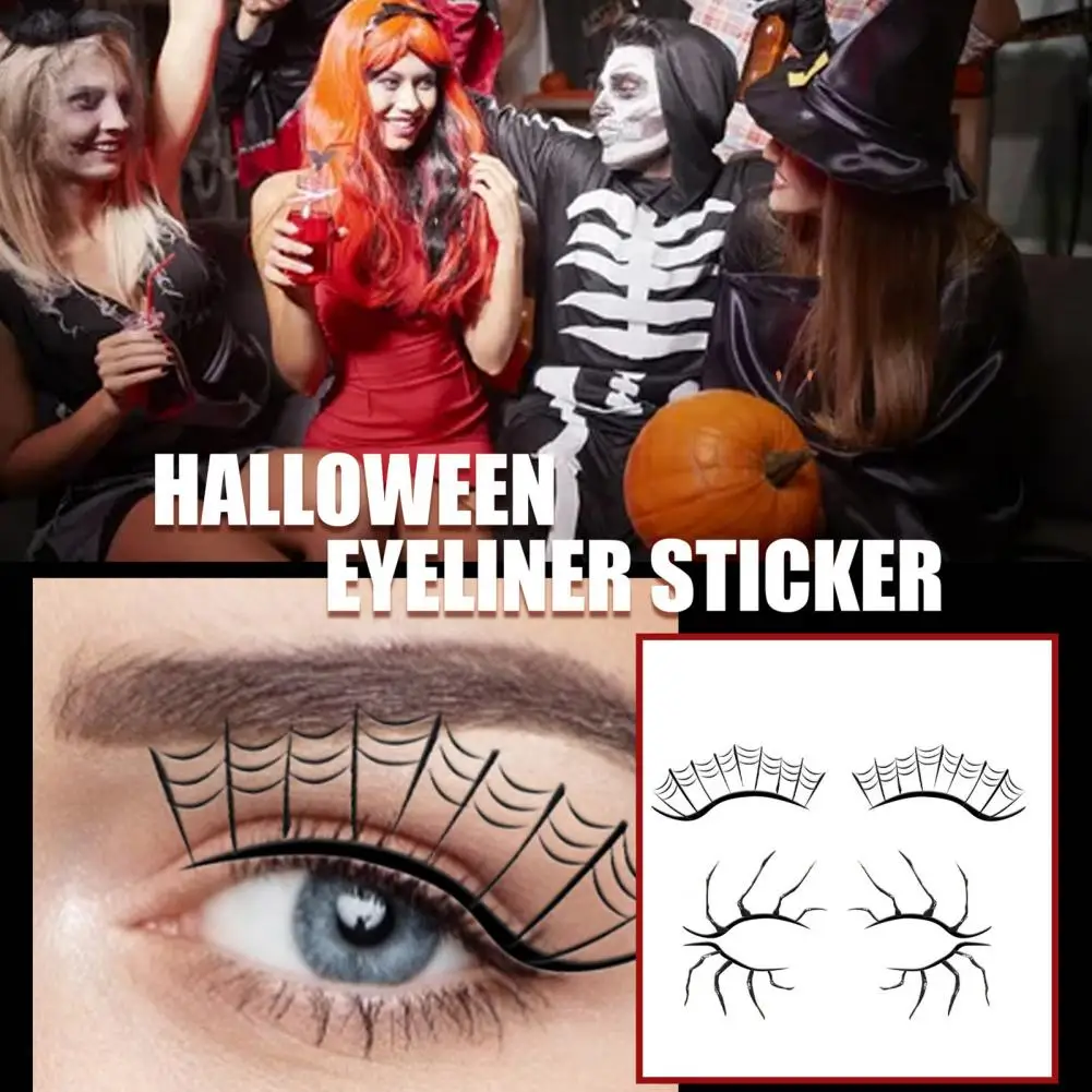 Perfect Fitting Stunning Terror Black Eyeliner Sticker Safe Halloween Eyeshadow Sticker Horror for Girls
Perfect Fitting Stunning Terror Black Eyeliner Sticker Safe Halloween Eyeshadow Sticker Horror for Girls