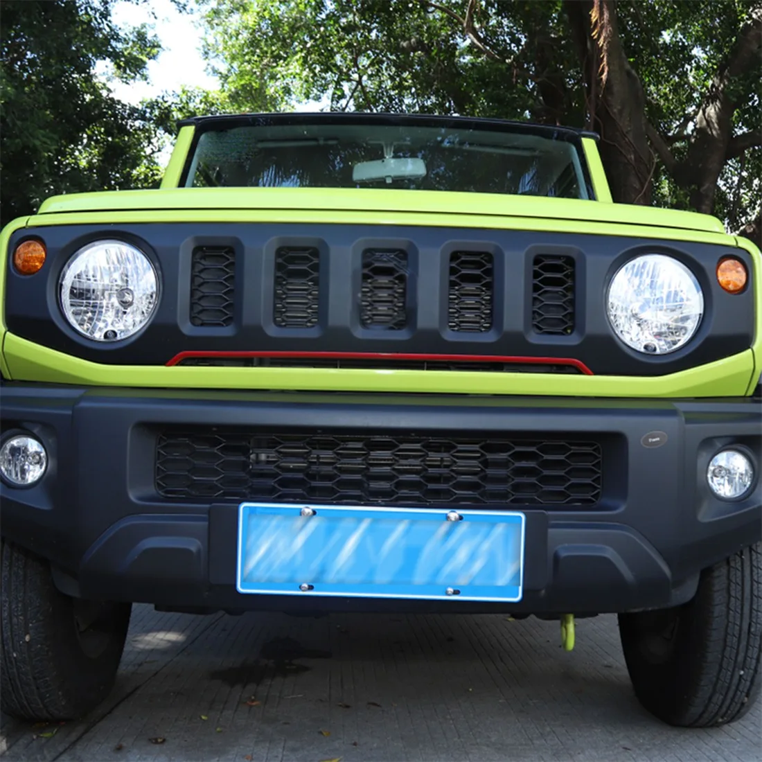 Front Mesh Trim Bumper Grill Bumper Trim Decoration Sticker for Suzuki Jimny 2019-2022 Accessories, ABS Red
Front Mesh Trim Bumper Grill Bumper Trim Decoration Sticker for Suzuki Jimny 2019-2022 Accessories, ABS Red