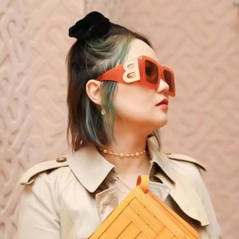 Luxury Brand Letter B Square Sunglasses Woman Mirror Black Gradient Sun Glasses Big Frame Modern Retro Vintage Oculos De Sol
Luxury Brand Letter B Square Sunglasses Woman Mirror Black Gradient Sun Glasses Big Frame Modern Retro Vintage Oculos De Sol
