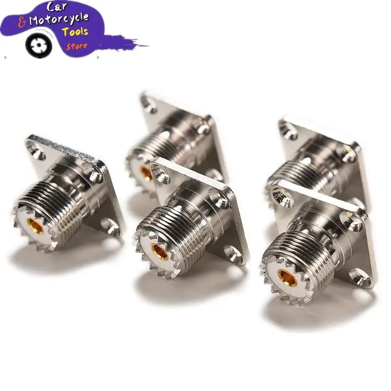 1 шт. разъем SO239, гнездовой разъем УВЧ, 4 отверстия, 25 мм, фланцевое паяльное крепление
1 шт. разъем SO239, гнездовой разъем УВЧ, 4 отверстия, 25 мм, фланцевое паяльное крепление