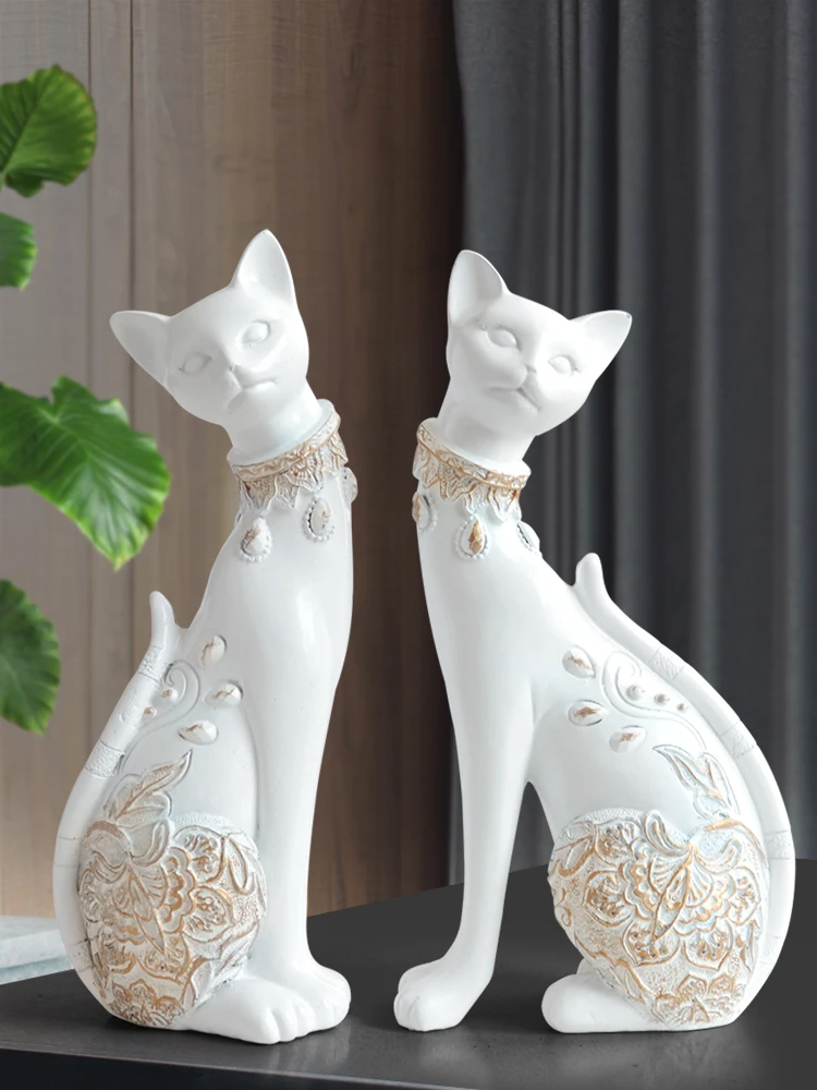 Vintage Resin Cat Lovers Sculpture Home Decor Crafts Room Decoration Study Office Wine Cabinet Ornament Lucky Cat Animal Statue
Vintage Resin Cat Lovers Sculpture Home Decor Crafts Room Decoration Study Office Wine Cabinet Ornament Lucky Cat Animal Statue