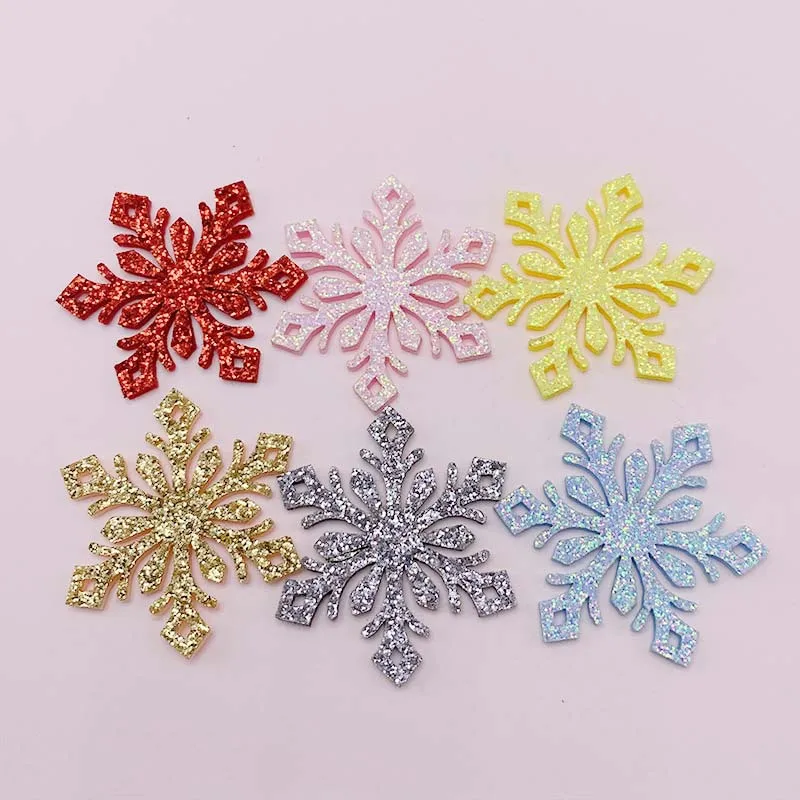 30pcs 40*45mm Gold Powder Snowflake Christmas Princess Hairpin Headwear Diy Handmade Patch Material Clothing Patch Accessories
30pcs 40*45mm Gold Powder Snowflake Christmas Princess Hairpin Headwear Diy Handmade Patch Material Clothing Patch Accessories