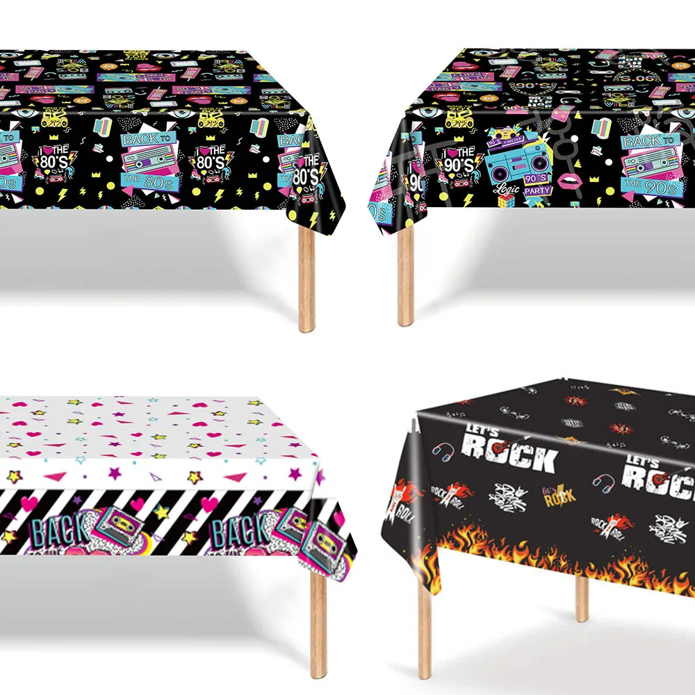Back to 80s 90s Themed Party Tablecloth 80s Rock Retro Radio Table Cover Birthday Party Disposable Tablecloth 1980s Party Decors
Back to 80s 90s Themed Party Tablecloth 80s Rock Retro Radio Table Cover Birthday Party Disposable Tablecloth 1980s Party Decors