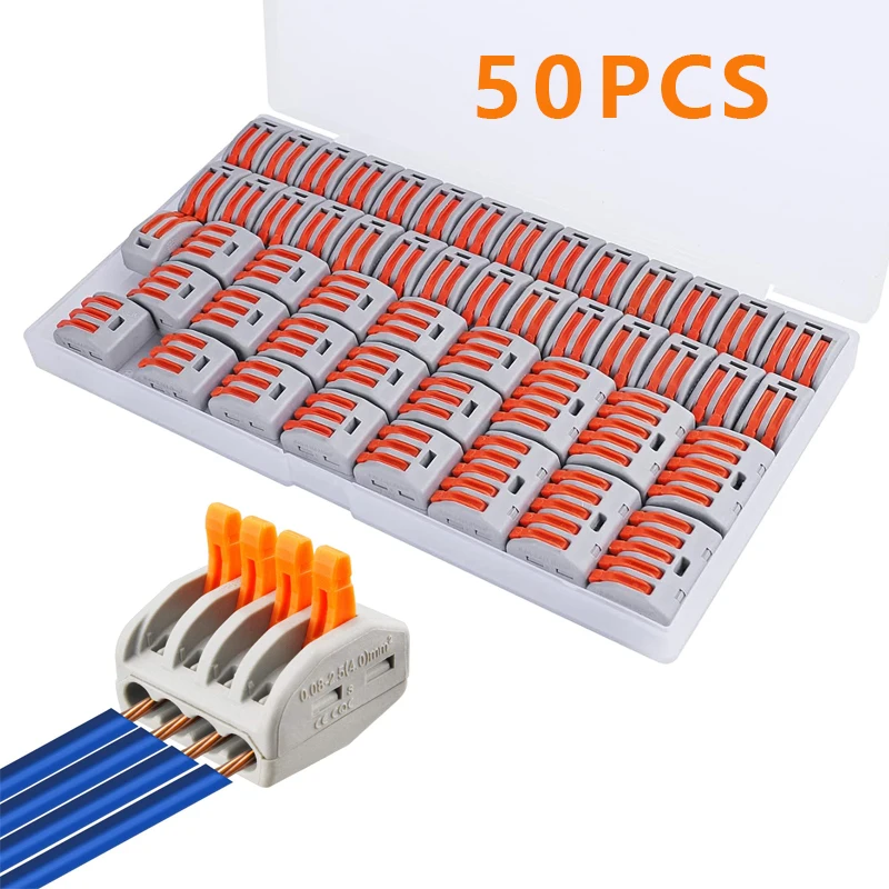 Рычажные гайки для проводов Push 28-12 AWG
Рычажные гайки для проводов Push 28-12 AWG