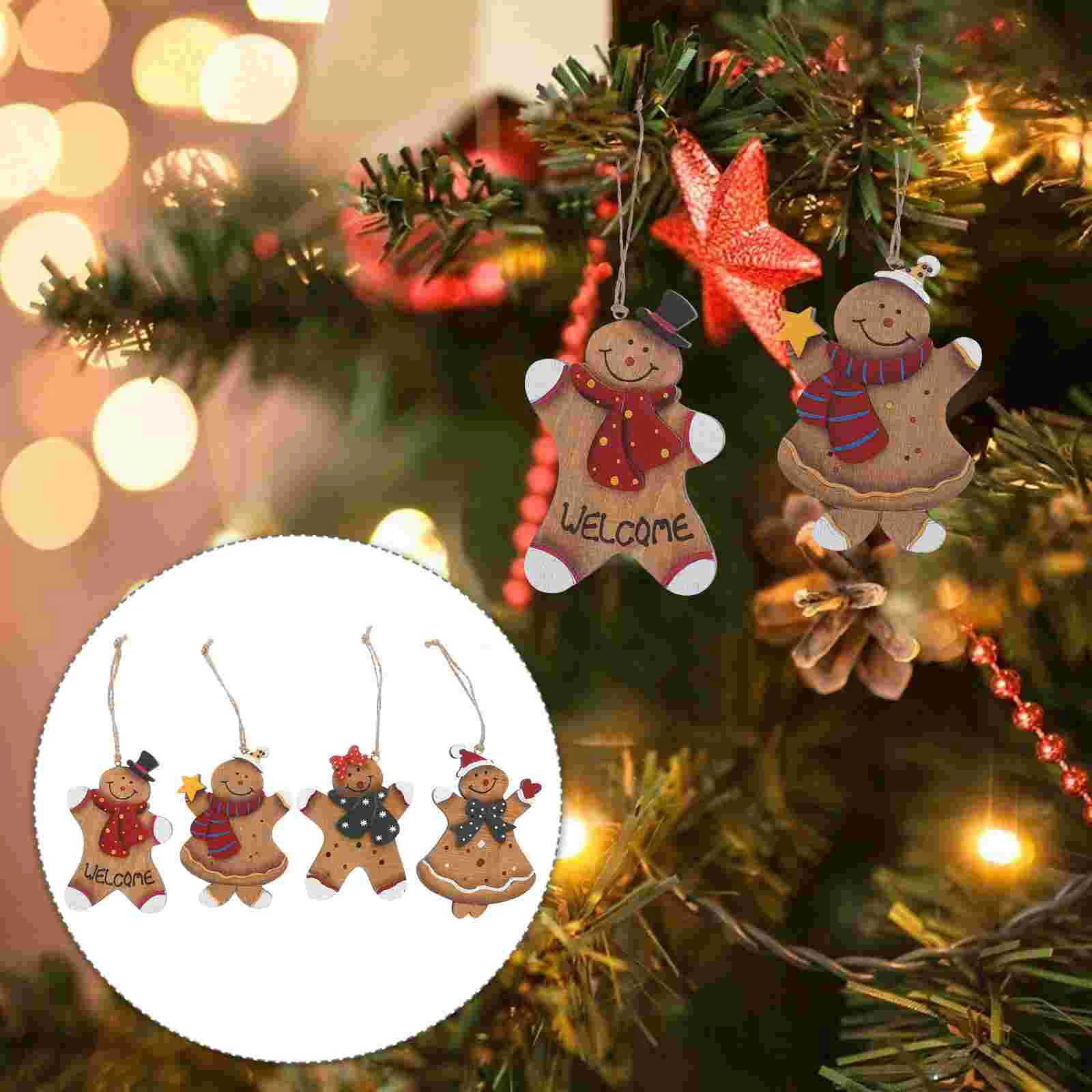 Gingerbread Man Christmas Hanging Ornamentstree Pendant Decorsfigurines Mini Ornament Decor
Gingerbread Man Christmas Hanging Ornamentstree Pendant Decorsfigurines Mini Ornament Decor