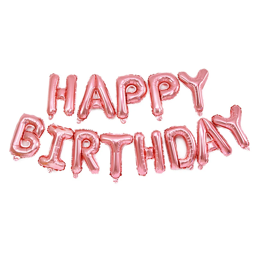 13pcs Happy Birthday Decoration Balloons Rose Gold Letter Foil Ballons Birthday Party Decorations Globos Balony Anniversaire
13pcs Happy Birthday Decoration Balloons Rose Gold Letter Foil Ballons Birthday Party Decorations Globos Balony Anniversaire