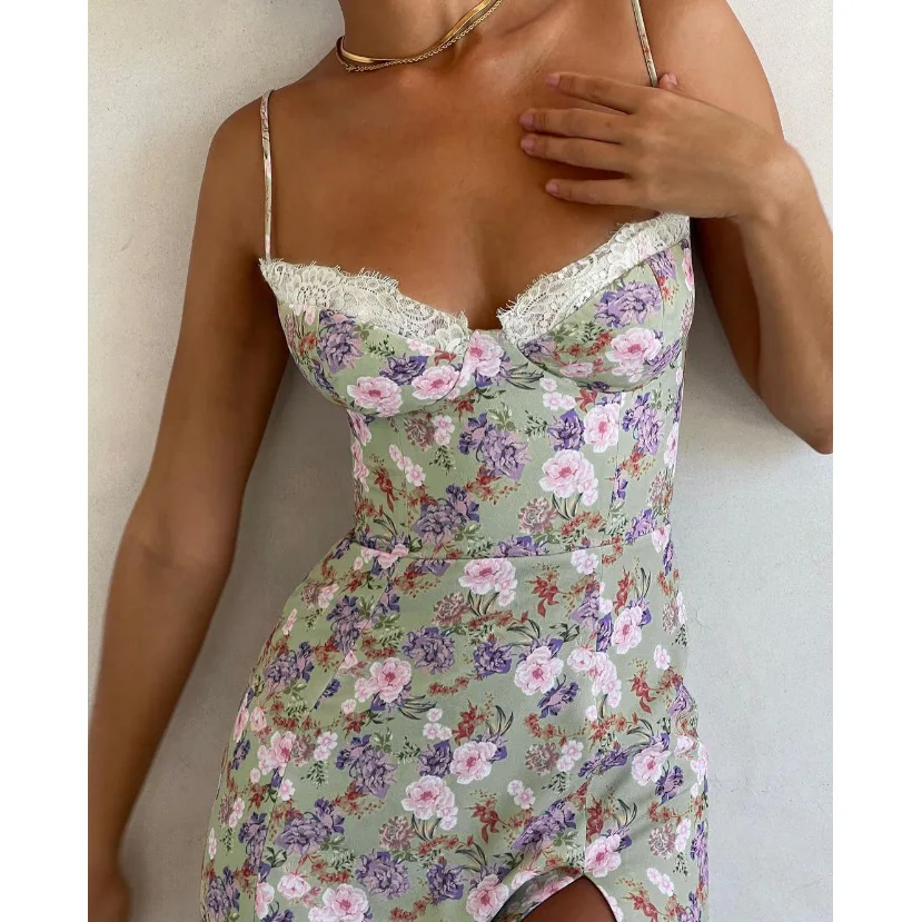 Alinemyer Cottagecore Floral Print Midi Sundress Elegant Gown Vestido Summer Sexy Backless Split Dress for Women Clothes
Alinemyer Cottagecore Floral Print Midi Sundress Elegant Gown Vestido Summer Sexy Backless Split Dress for Women Clothes