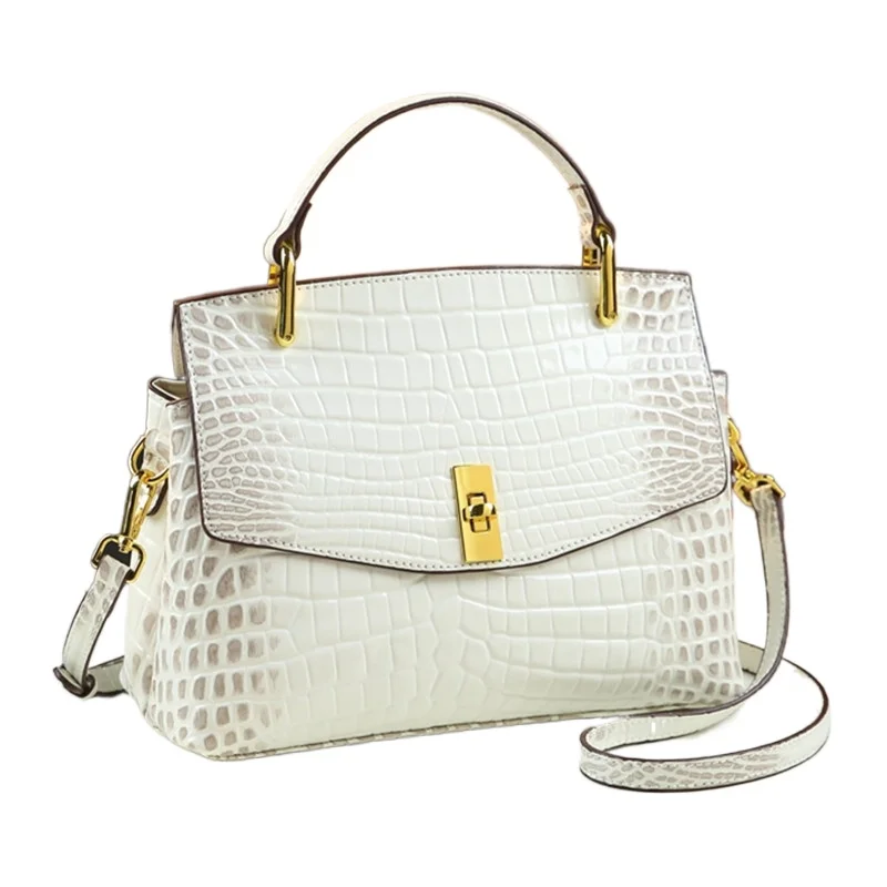 Portable Crossbody Top Handle Bag Crocodile Pattern Leather Women's Handbags Luxury Designer Shoulder Fashion Lady Messenger Bag
Portable Crossbody Top Handle Bag Crocodile Pattern Leather Women's Handbags Luxury Designer Shoulder Fashion Lady Messenger Bag