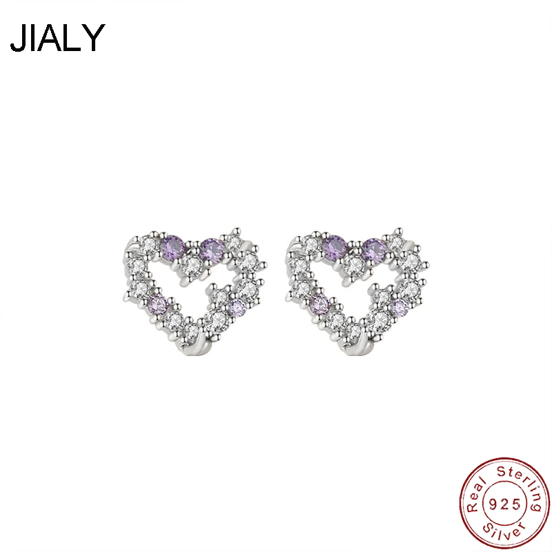European S925 Sterling Silver Stud Earrings Pave CZ Full Heart For Women Birthday Party Gift Jewelry
European S925 Sterling Silver Stud Earrings Pave CZ Full Heart For Women Birthday Party Gift Jewelry
