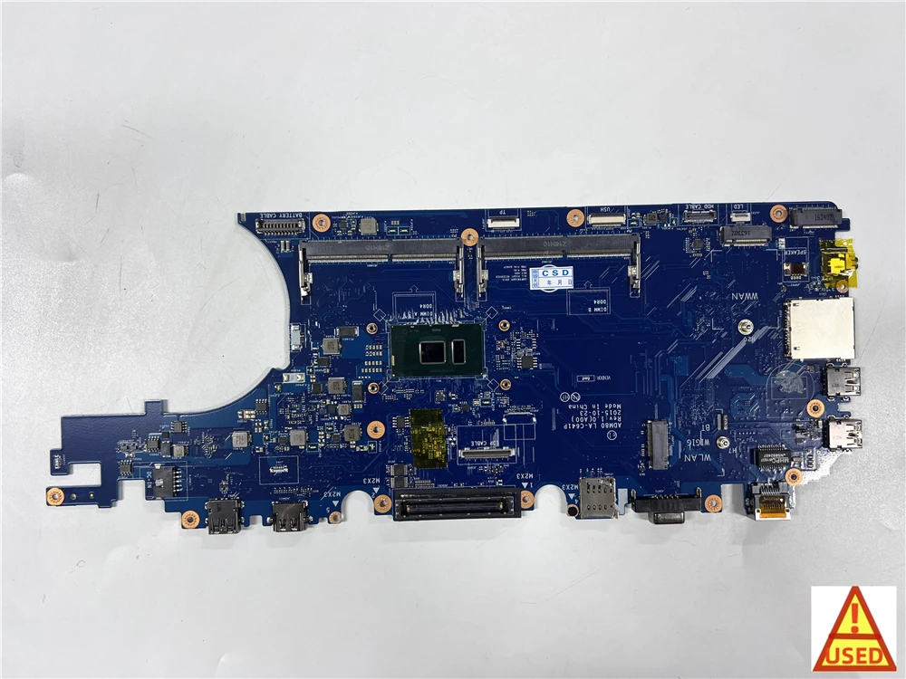 Б/у материнская плата для ноутбука Φ для Dell E5570 с Φ 100%, прошел тест на работу
Б/у материнская плата для ноутбука Φ для Dell E5570 с Φ 100%, прошел тест на работу