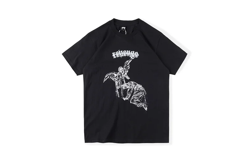 1:1 Version Revenge Black Bones Angle Print T Shirt Men Women Couple 100% Cotton T-shirt High Street Hip Hop Casual Oversize Tee
1:1 Version Revenge Black Bones Angle Print T Shirt Men Women Couple 100% Cotton T-shirt High Street Hip Hop Casual Oversize Tee