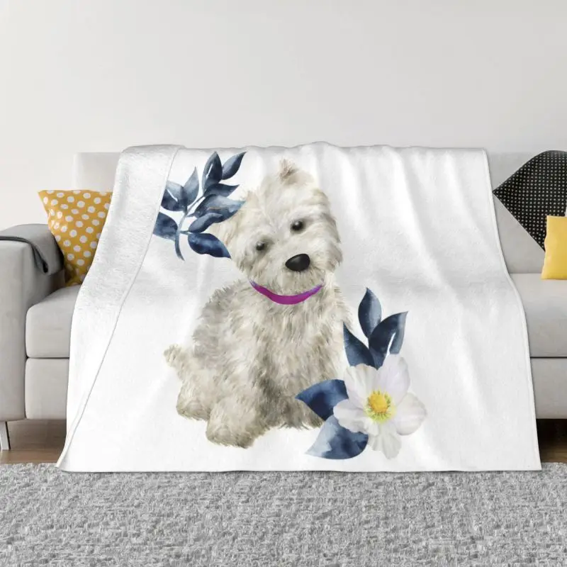 Одеяло Westie с цветами для дивана, флисовое теплое фланелевое одеяло для собак West Highland White Terrier для кровати, дивана для путешествий, покрывала
Одеяло Westie с цветами для дивана, флисовое теплое фланелевое одеяло для собак West Highland White Terrier для кровати, дивана для путешествий, покрывала